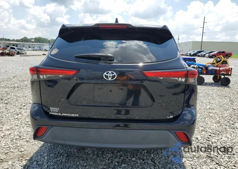 2021 Toyota Highlander L z USA, uszkodzony, nr VIN 5TDZZRAH2MS072049